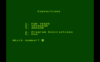 Expeditions atari screenshot